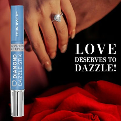 CONNOISSEURS Diamond Dazzle Stik - Portable Diamond Cleaner for Rings and Other Jewelry - Bring Out The Sparkle in Your Diamonds and Precious Stones - style: Premium