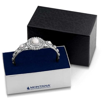 Montana Silversmiths Made in the USA Western Lifestyle Women's Cuff Bracelet - style: Heaven's Halo