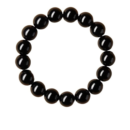 38 Magnetic Therapy Hematite beaded Bracelet For Women And Men Power Gemstone Crystal Unisex Macrame - color: Hematite