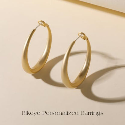 Golden Hoop Earrings For Women The Twisted Close-Fitting Hoop Shape Is Crafted With Gold-Plated Material And S925 Silver Pins Light Luxury Elegant Unique And Minimalist Style - color: GEE4007-Gold