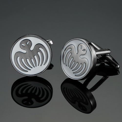 Men’s Soccer Ball Cufflinks – 1 Pair Stainless Steel French Shirt Cuff Nails, Polished Brass Business Suit Accessory – Ideal for Weddings, Birthdays, and Father’s Day - color: Octopus