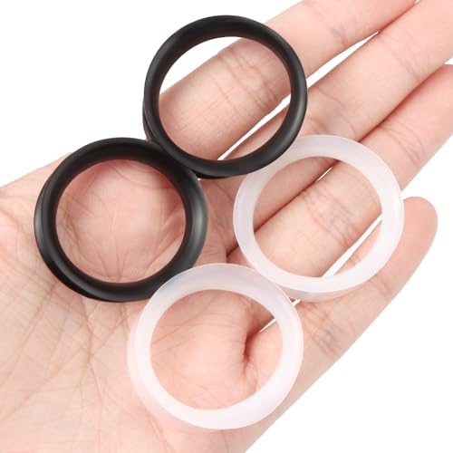 Cisyozi 10G-50mm Thin Silicone Gauges for Ear Flexible Double Flare Gauges Tunnels Expander Stretching Gauge Earlets Plugs Gauges Kit Earlets Retainer Same Sizes 3 Colors - style: Size: 28mm = 1 1/8 inch