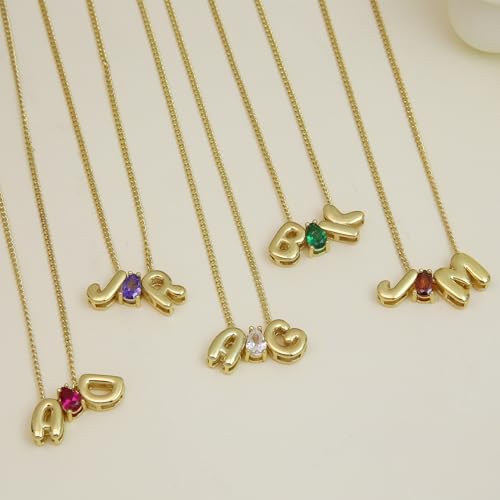 Initial Pendant Gold DIY Name Necklace Accessories Suitable for 1mm Chain - style: Letter-H