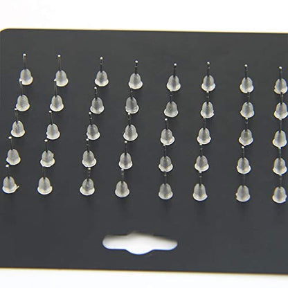 20 Pairs Stud Earrings Crystal Pearl Earring Set Ear Stud Earring for Women Men Silver and Gold for Christmas Gifts - color: 20 pairs