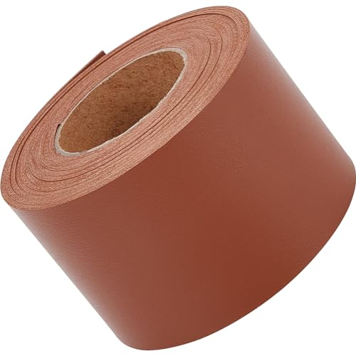 GORGECRAFT 2" Wide Double-Sided Saddle Brown Lychee Pattern PU Leather Strap, 79" Long, 1.7mm Thick, for DIY Crafts, Jewelry Making, Gift Wrapping - color: Saddle Brown, size: 79x2"