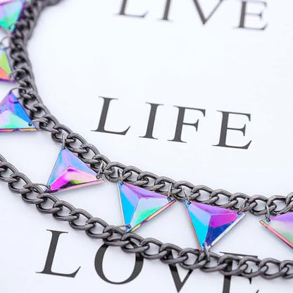 CanB Boho Body Chain Sexy Rhinestone Bikini Bra Body Chain Bra Beach Body Accessories Jewelry for Women