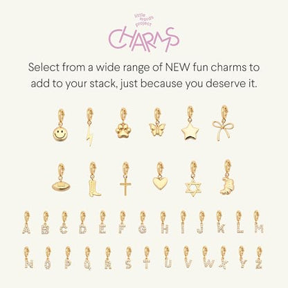 Little Words Project Charm, Customizable Jewelry for Bracelets, Necklaces, Keychains & More - color: Football Charm