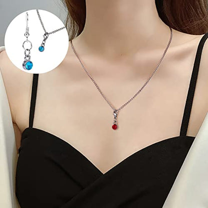 48 Pcs Birthstone Charms Bulk Crystal Dangle Charms Pendants with Rhinestones Lobster Claw Clasps for Jewelry Necklace Bracelet Making
