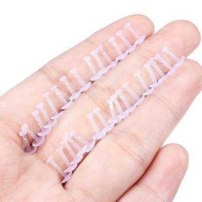 Lcolyoli 30PCS 16G 18G Clear Nose Studs Push Top Piercing Retainers 2mm Flat & Ball Top Bioflex Lip Rings Labret Retainer for Women Men 6-10mm Bar Length - color: Flat Top-30Pcs-18G-1/4"