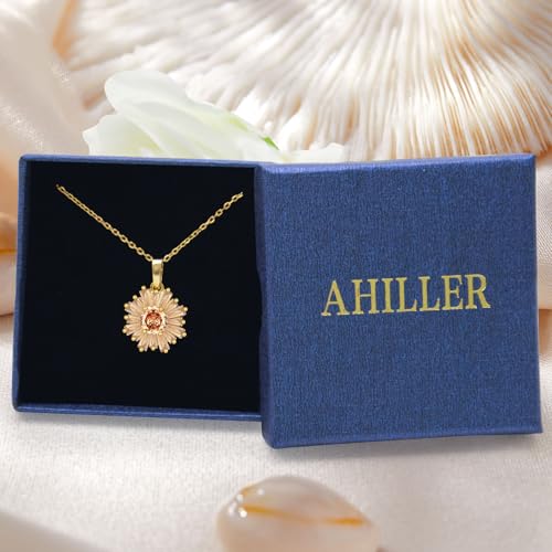 Ahiller Women's Necklace, Dainty Pendant Choker, Adjustable Chain | Heart Initial & Round Pendants, Daily Necklace,17-21" Adjustable Necklaces, Trendy Minimalist Jewelry, Stainless Steel Chain - color: TYH-Gold, style: Other Shapes - Multi-Color