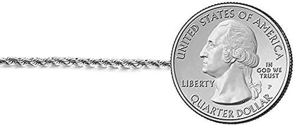 Savlano 925 Sterling Silver Solid Italian Figaro, Rope,Herringbone, Curb, Ball Bead, Snake, Mariner Chain Anklet for Women, Comes in 0.8mm - 5mm With Gift Box - style: Rope 1.8mm