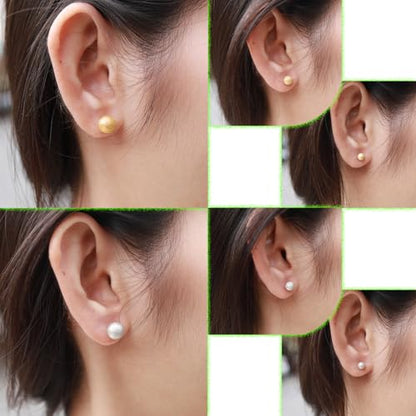 20 Pairs Stud Earrings Jewelry Set for Women Simulated Pearl Crystal CZ Set | Hypoallergenic, Trendy Bridal, Suitable for Weddings Birthdays Christmas Valentine's Day Gift Anniversary Mother's Day - color: 20 Pairs Earrings