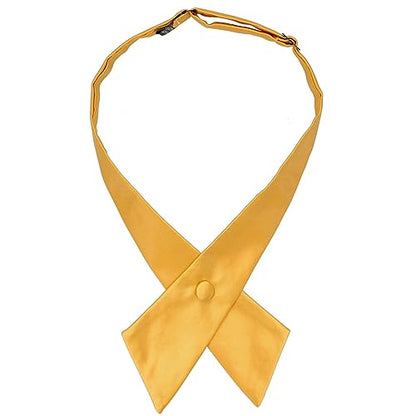tiemart Crossover Tie - color: Gold Bar