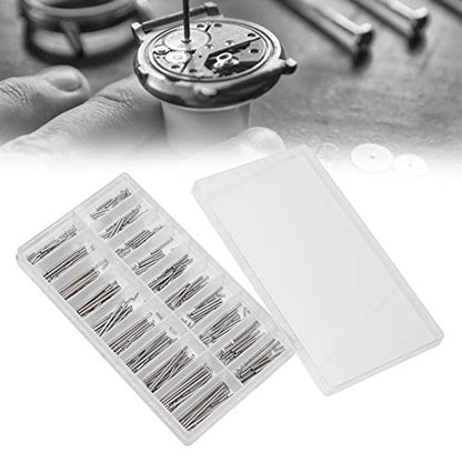 Tiiyee Watch Split Pin, Tube Friction Strap Pressure Bars Pins Rivet Ends | Watch Repair Kit Pins Rivet Ends Watchband Link Cotter Tools for Watchmaker Band Clasp Straps Buckles Repair Shop Replacement