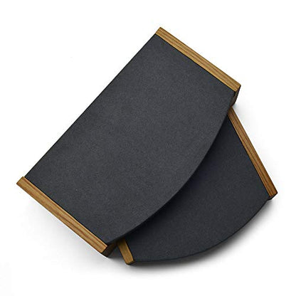 Oirlv Solid Wood Jewelry Display Stand Showcase/Trade Show Necklace Bracelet Holder(Grey 2 Pcs Seat Display Stand) - color: Grey 2 Pcs Seat Display Stand
