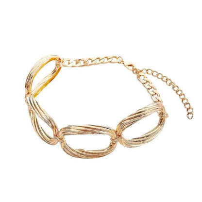 Chunky Gold Chain Necklace for Women Big Chunky Choker Necklace Gold Cuban Link Chain Necklaces Punk Hip-Hop Necklaces Costume Jewelry Gift - color: Gold07