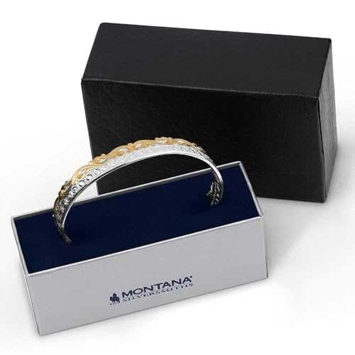 Montana Silversmiths Made in the USA Western Lifestyle Women's Cuff Bracelet - style: Eternal Flame