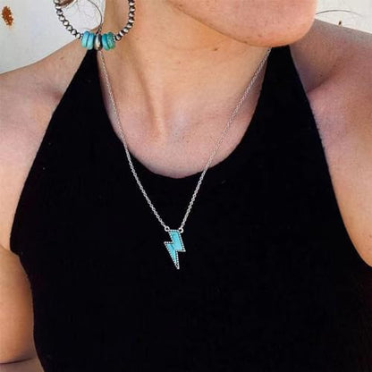 NEWITIN 20 Pieces Silver Bohemian Jewelry Set for Women Fashion Costume Jewels Turquoise Necklace Bracelet Ring Earrings Western Turquoise Jewelry Set for Women - color: Turquoise Jewelry Set D
