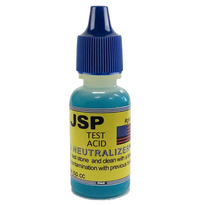 2 Piece Gold Silver Test Solution Neutralizer 1/2 oz Bottle Testing Solution Stone Cleaner