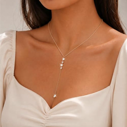 14K Gold/Silver Plated Miraculous Medal Rosary Cross Necklace Women | Miraculous Medal Y-Chain Rosary Necklace, Premium Gift Box, Catholic Milestone Gifts, Daily Faith Wear - style: Gold Style2