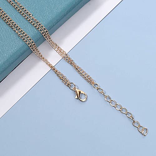 Bohemia Layered Bar Coin Necklace Gold Vertical Bar Y Lariat Necklace Long Disc Pendant Necklace Chain Circle Necklace Jewelry for Women