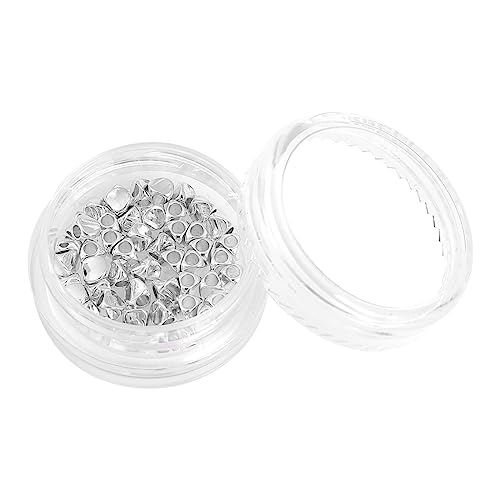 Silver Plated Twisted Spacer Beads 3x3mm 50pcs for Jewelry Making Findings Non Tarnish - color: Silver, size: 3x3mm Twisted