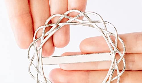 Circle Scarf Ring – Handmade Pewter Scarves Holder Clip | Minimalist Round, Lightweight, American Made, Gift for Women
