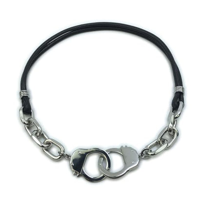 Succuba Stainless Steel Handcuff Choker Necklace Chain Pendant Choker Collar Necklace for Women and Men from 16 to 24 Inches with Box - color: C, size: 20 Inches