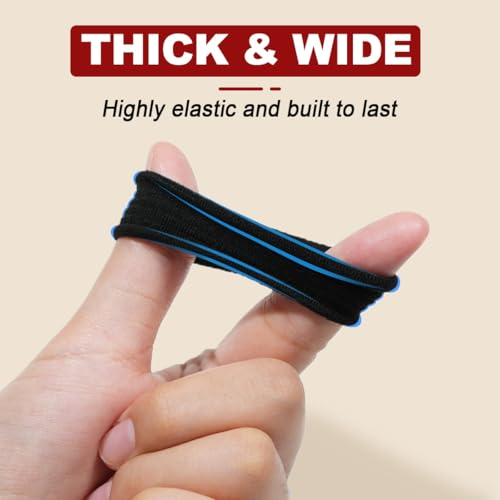 IKOCO 150PCS Black Hair Ties for Women, No Damage, Cotton Ponytail Holders | Value Pack, Seamless Elastic, No Pull/Snag/Breakage, No Crease, Durable Hold, for Thick & Curly Hair - color: Black