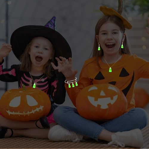 64Pcs Resin Candy Corn Charms Glow in The Dark Halloween Pendant | Mini Luminous Resin Fake Candy Corn, 32 Solid 32 Luminous , Fall Halloween Bracelet Necklace Jewelry Making, DIY Crafts - style: Candy Corn Style