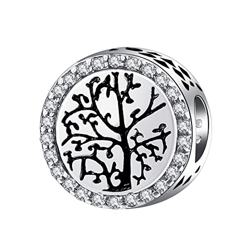 Family Love Mother Daughter Grandma Charm 925 Sterling Silver fits Bracelets Necklace Pendant Bead Charms Jewelry Gift for Women Family Friends - color: Grandma Charm