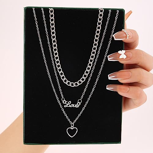 60 PCS Gold Jewelry Set with Multi-Layered Bracelet Necklace, Dangle Earrings, Stackable Ring For Women Valentine Anniversary Jewelry Pack Gifts For Her - color: C-12GOLD