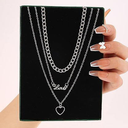 60 PCS Gold Jewelry Set with Multi-Layered Bracelet Necklace, Dangle Earrings, Stackable Ring For Women Valentine Anniversary Jewelry Pack Gifts For Her - color: C-12GOLD