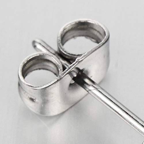 Women’s Stainless Steel Polished Teardrop Hoop Earrings Silver Tone Bold Oval Statement Style