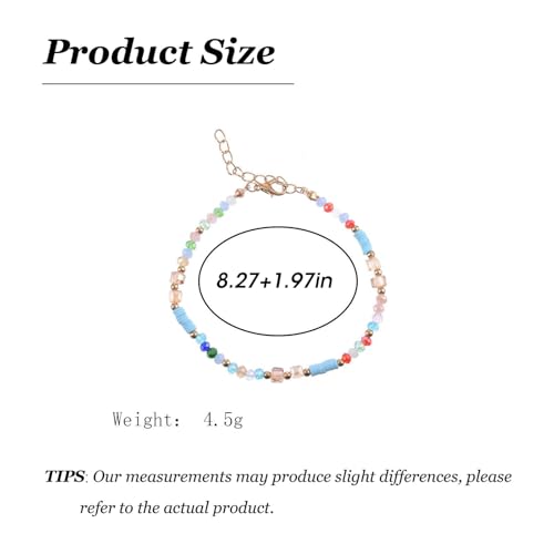 Starfish Shell Anklet Bracelets for Women, Boho Beaded Shell Anklet Set, Beach Vacation Foot Jewelry, Layered Summer Beachy Anklets - color: A6