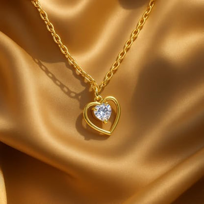 Layered Necklaces for Women - 14K Dainty Gold Plated Layering Chokers Necklaces Set Multilayer Delicate Necklace Trendy Adjustable Long Layered Necklaces for Women - style: 45 Heart Neckalce