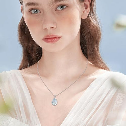 Fairy Gift Necklace/Earrings for Women 925 Sterling Silver Angel Elf Jewelry Gifts for Daughter - color: Necklace-B