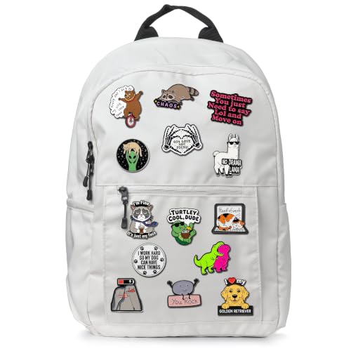 Sowpopy 20 Pcs Funny Enamel Pins Bulk, Cute Backpack Pins Cool Fun Badge Lapel Pins for Backpacks, Hats, Bags, Adults