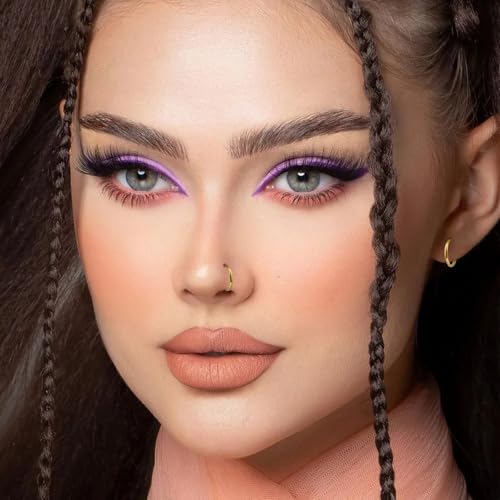 10Pcs Gold Nose Ring Hoop 18G/20G Clicker Nose Hoops Hypoallergenic Stainless Steel Nose Piercings Jewelry Gold Nose Jewelry Septum Helix Cartilage Lip Body Piercings for Women Men 7mm 8mm 9mm 10mm 12mm - color: Gold-20G
