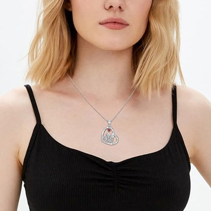 Sterling Silver Halloween Necklace Gothic Jewelry Gifts for Women Men - style: Skeleton