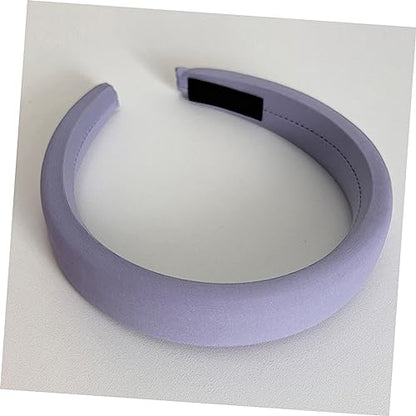 2pcs Wide Padded Headbands for Women Non- Fabric Hair Accessories Soft for Daily Wear Parties and Special Occasions