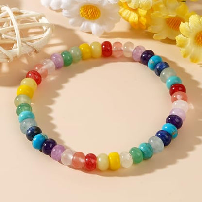 Crystal Cross Bracelet for Women and Men, Gift Jewelry Jewelry Gift | natural stone beads, crystal beads, cross design, inspirational style, birthday gift, bracelet jewelry for casual styling - color: colors-01