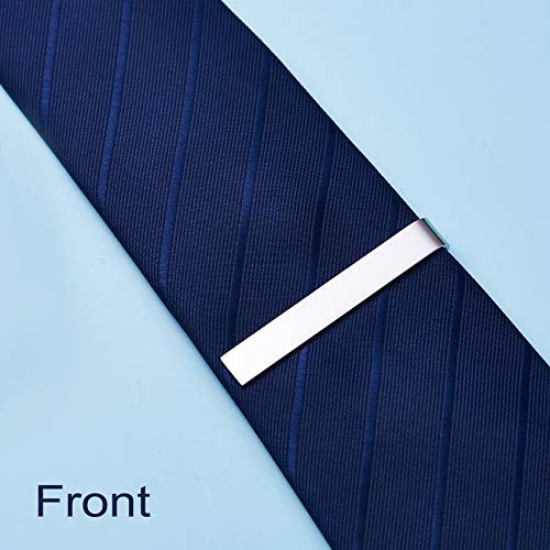 LParkin Premium Stainless Steel Tie Clip for Men & Women - Polished Finish, Secure Hold, Classic Accessory & Unique Gift - style: May The Force Be with You