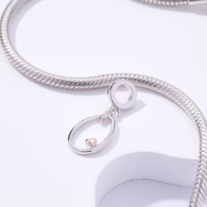 Letter Charms for Pandora Bracelets 925 Sterling Silver Alphabet Initial Charms Bead Jewelry Gift for Women - style: Initial O