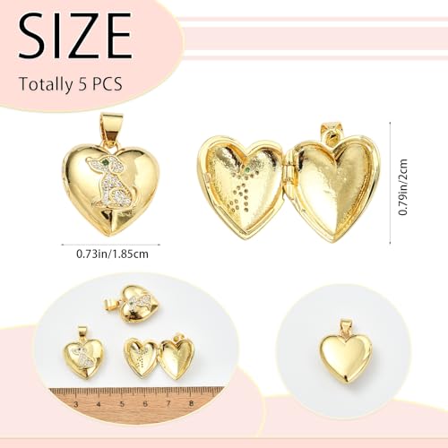 Photo Locket Charms for Jewelry Making Brass Frame Charms Memorial Bracelet Necklace Earring Keychain - style: Dog