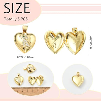 Photo Locket Charms for Jewelry Making Brass Frame Charms Memorial Bracelet Necklace Earring Keychain - style: Dog