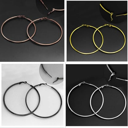 Fashion Crystal Jewelry Set Gold Plated Jewelry Weddings Dubai Gold Necklace Earrings Set Gift - color: Gold Hoop Earrings