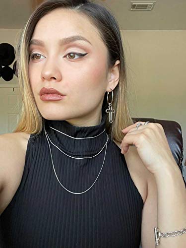 NAG.HC 925 Sterling Silver Chain 0.8MM Delicate Box Chain - Italian Necklace Chain - Tiny&Thin&Strong -Friendly Price & Quality 14"-30" - color: Silver, size: 14.00