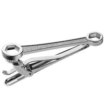 HAWSON 2 inch Tie Clip for Men-Novelty Sport Necktie Bar Clip,Tie Pin,Special Interesting Gift for Men - style: Wrench
