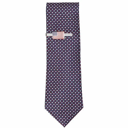 tiemart Tie Bar - style: American Flag